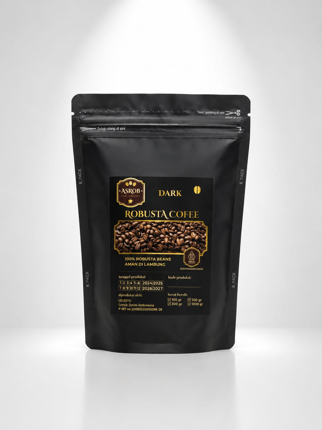Kopi Robusta Asrob (Dark)